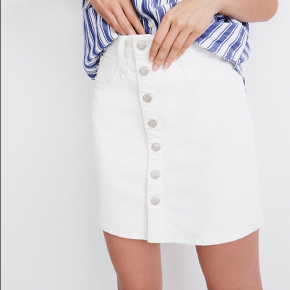 Madewell Stretch Denim Skirt